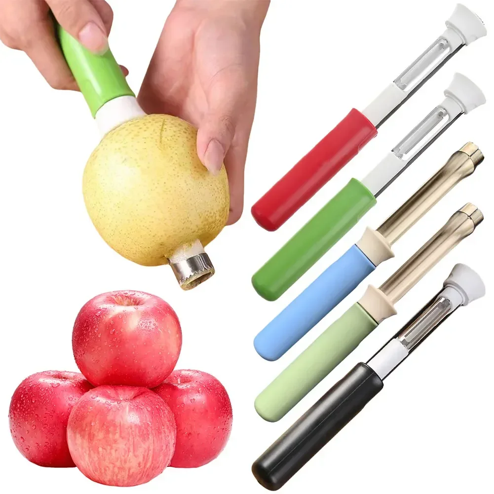 Kitchen Gadgets Of 2025 - 2025 新 2 で 1 アップルピーラー伸縮式ステンレス鋼アップルコアリムーバーフルーツコアラーアップルシードリムーバーキッチンガジェットツール