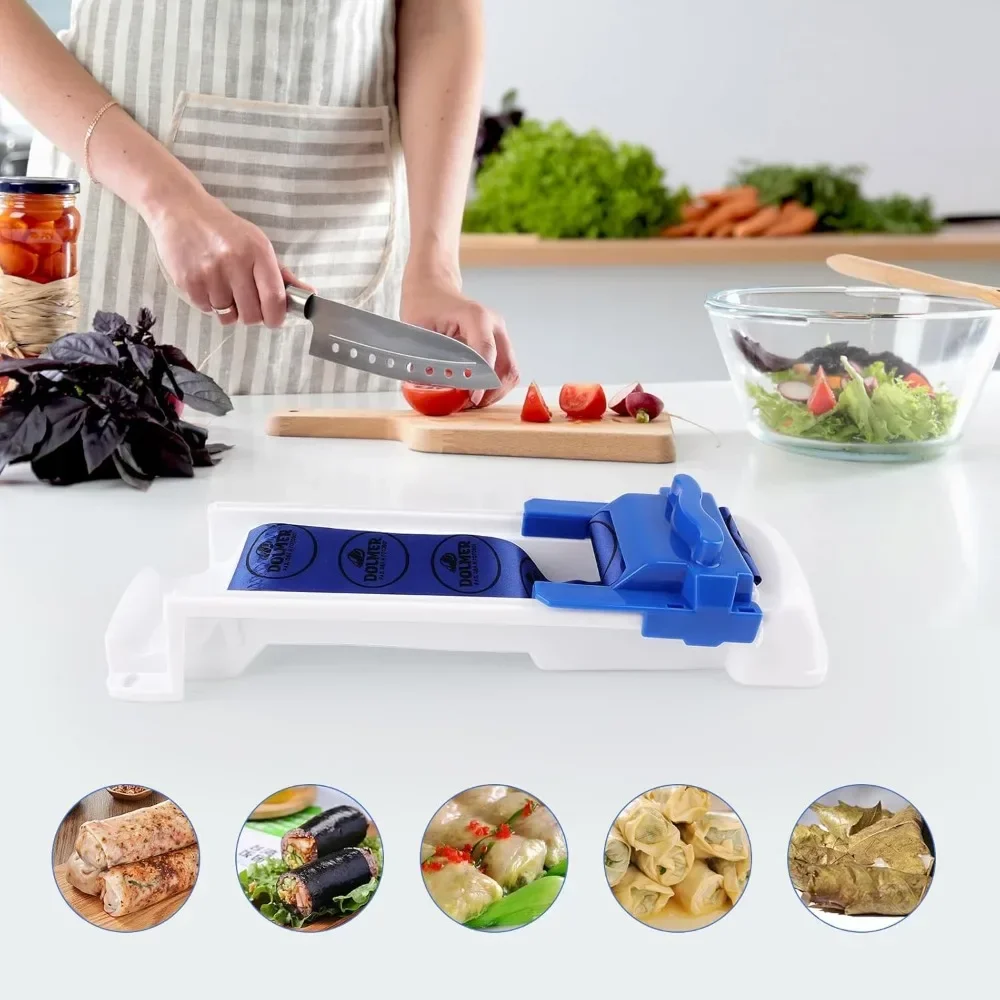 Kitchen Gadgets Of 2025 - ニュース野菜肉ローリングマシン 1 個ぬいぐるみブドウの葉肉ローラーラッピングキャベツ肉ローリングキッチンガジェット 2025
