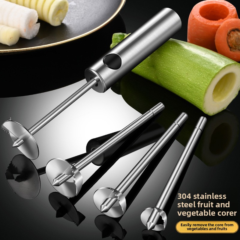 Kitchen Gadgets Vegetable Cutter - 1セットキッチンガジェット野菜ドリル掘削器調理器具野菜スパイラルカッタースパイラライザー創造的なキッチンアクセサリー