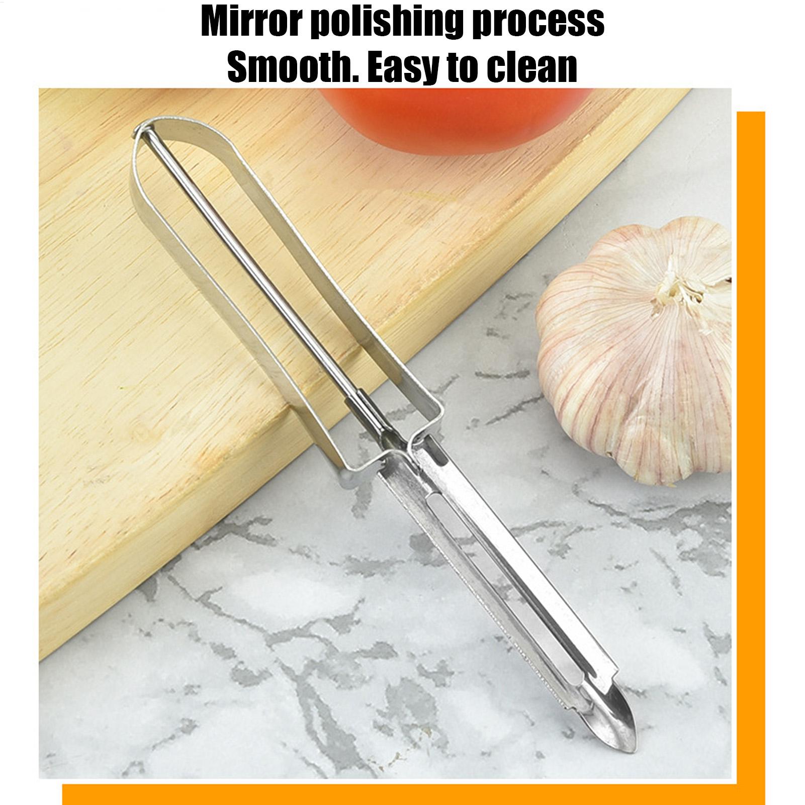 Kitchen Gadgets Peeler - キッチン用ピーラー 多機能 快適なハンドル付き 皮むきツール 食品の皮むきが簡単で素早い キッチンツール