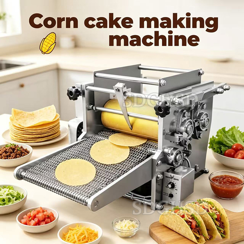Kitchen Gadgets Roti Maker - 業務用カスタマイズ可能なコーントルティーヤ・ロティ・タコス製造機、キッチンガジェット、ベーキング用品、パイツール