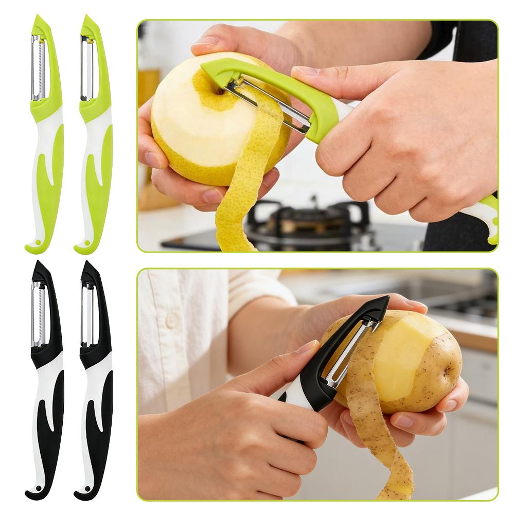 Kitchen Gadgets Vegetable Cutter - 野菜スライサー ステンレス鋼ピーラーナイフカッター にんじんじゃがいもフルーツシュレッドグレーター 多機能ピーリングキッチンガジェット