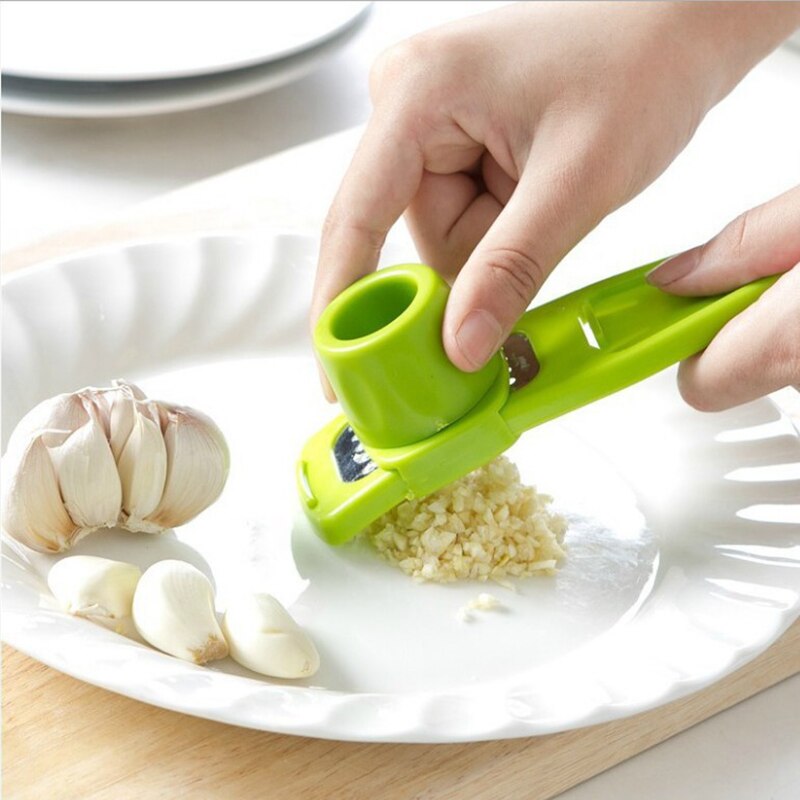 Kitchen Gadgets Cool - 電気ニンニクグラインダー,キッチンアクセサリー,ニンニク,緑,1パック