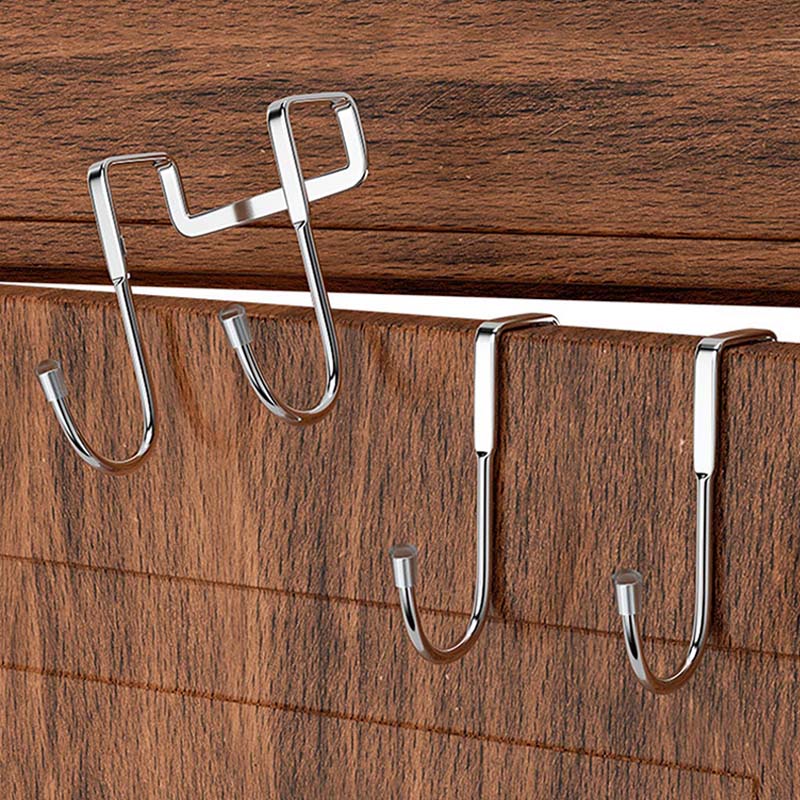 Kitchen Gadgets Storage - 5個セット 304ステンレス鋼フック 無料パンチング ダブルS字フック キッチン/バスルーム キャビネット