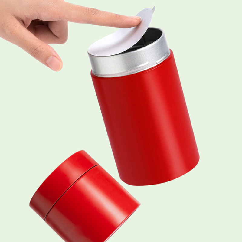 Kitchen Gadgets Storage - コーヒーキャディーオーガナイザー家庭用収納キッチンガジェットミニブリキ箱茶缶小型旅行用ポータブル容器瓶砂糖