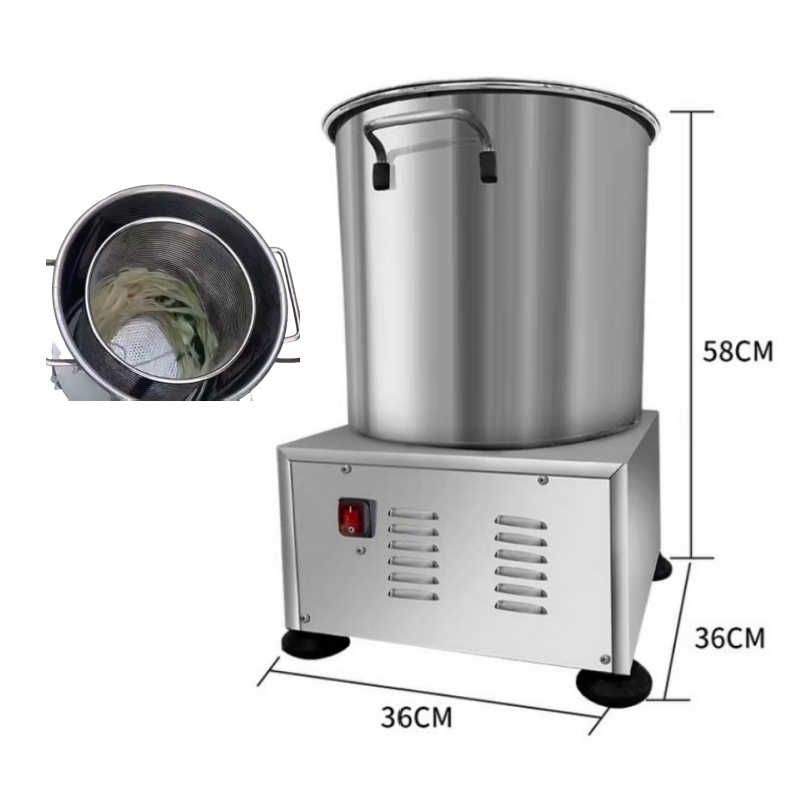 Salad Spinner - 業務用野菜果物脱水機、揚げ物脱油機、サラダスピナーとして使えるステンレス製遠心分離機