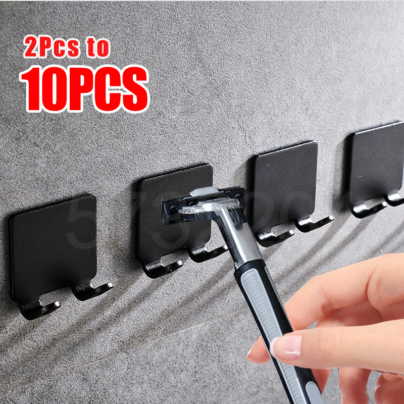 Kitchen Gadgets Storage Ideas - シェービングかみそりホルダー多機能男性シェービングシェーバー収納フック壁棚かみそりラック浴室キッチンアクセサリーフック