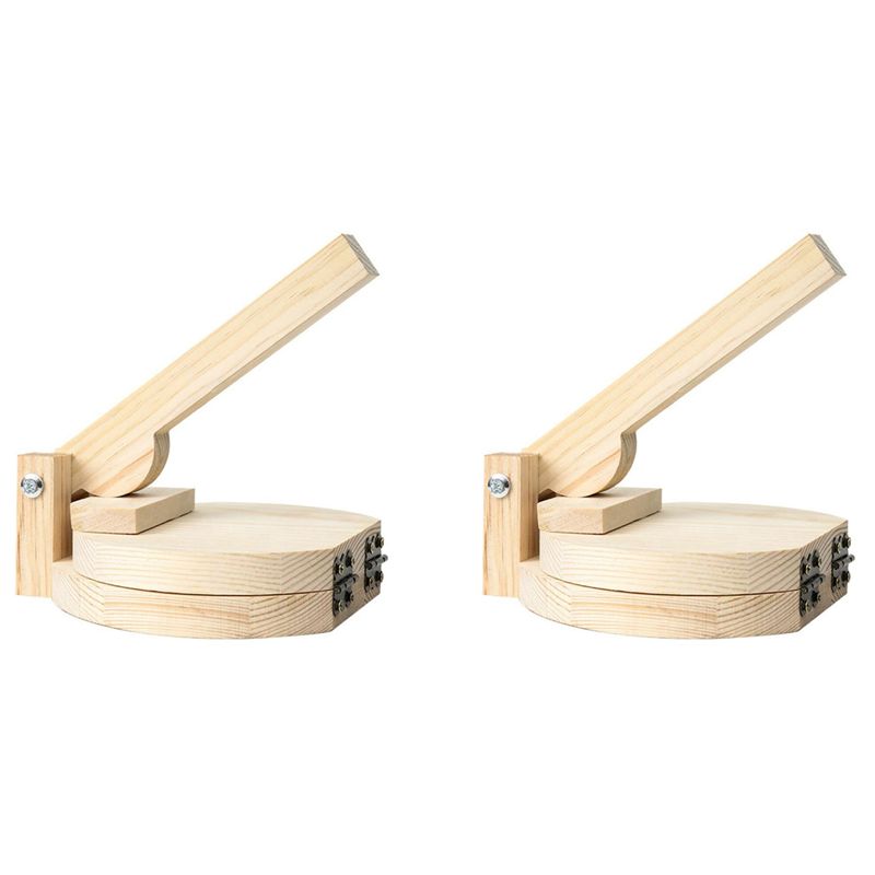 Kitchen Gadgets Roti Maker - ABUL-2X 木製トルティーヤプレス 餃子皮メーカー プレス機 チャパティ ロティ