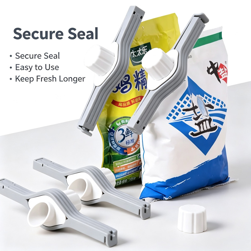 キッチン収納食品スナックシーリングバッグクリップ粉ミルク塩ス - Kitchen Gadgets Ninja のレビューと価格