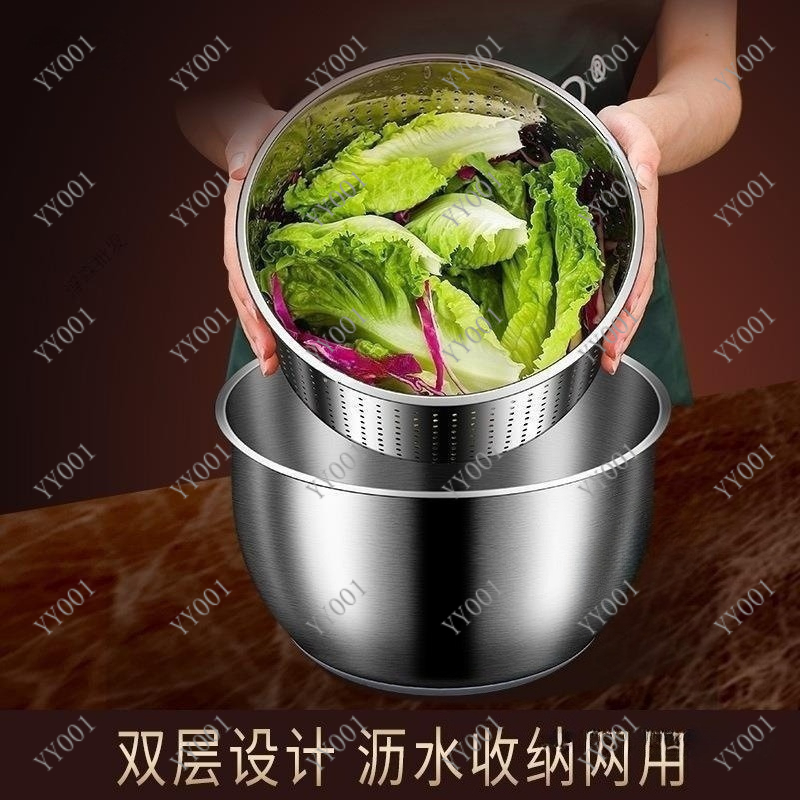 家庭用野菜乾燥機 ステンレス製サラダスピナー 果物洗浄水切り - Salad Spinner のレビューと価格
