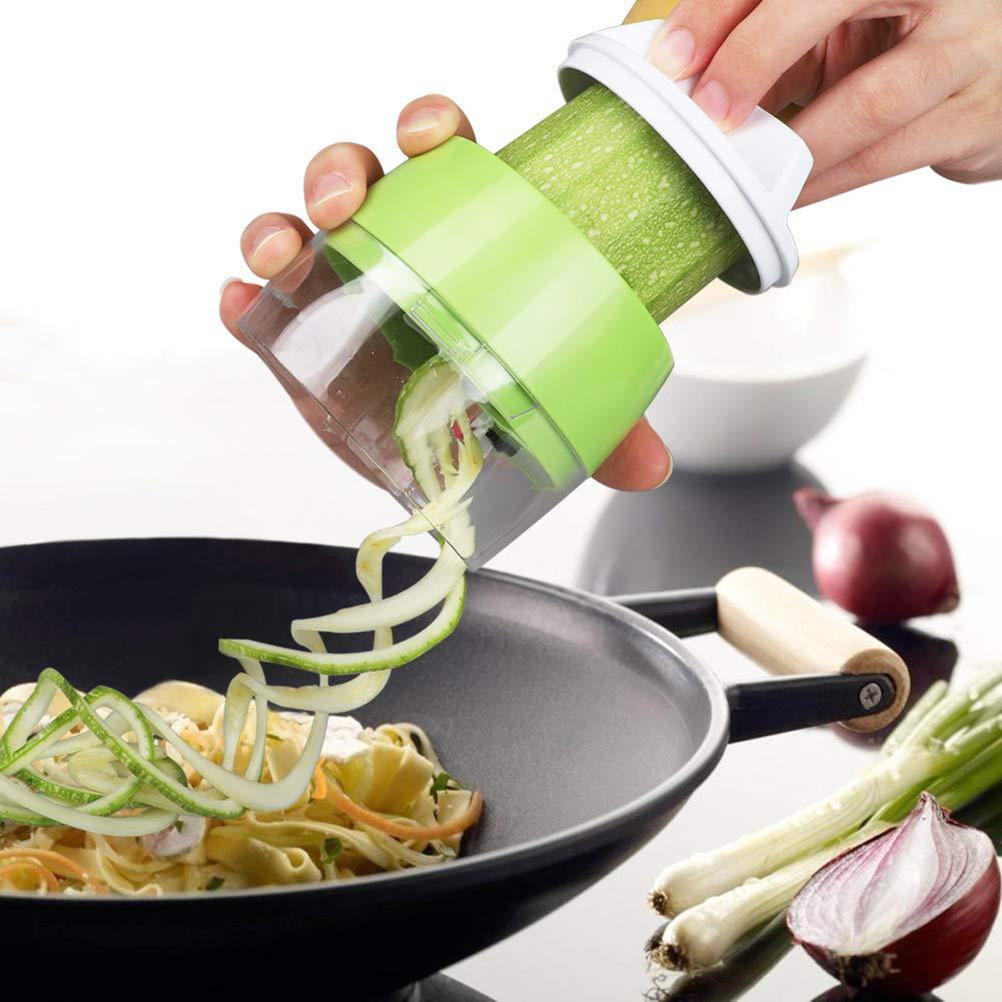 野菜カッター 手動スパイラルカッター キッチンガジェット ニ - Kitchen Gadgets Vegetable Cutter のレビューと価格
