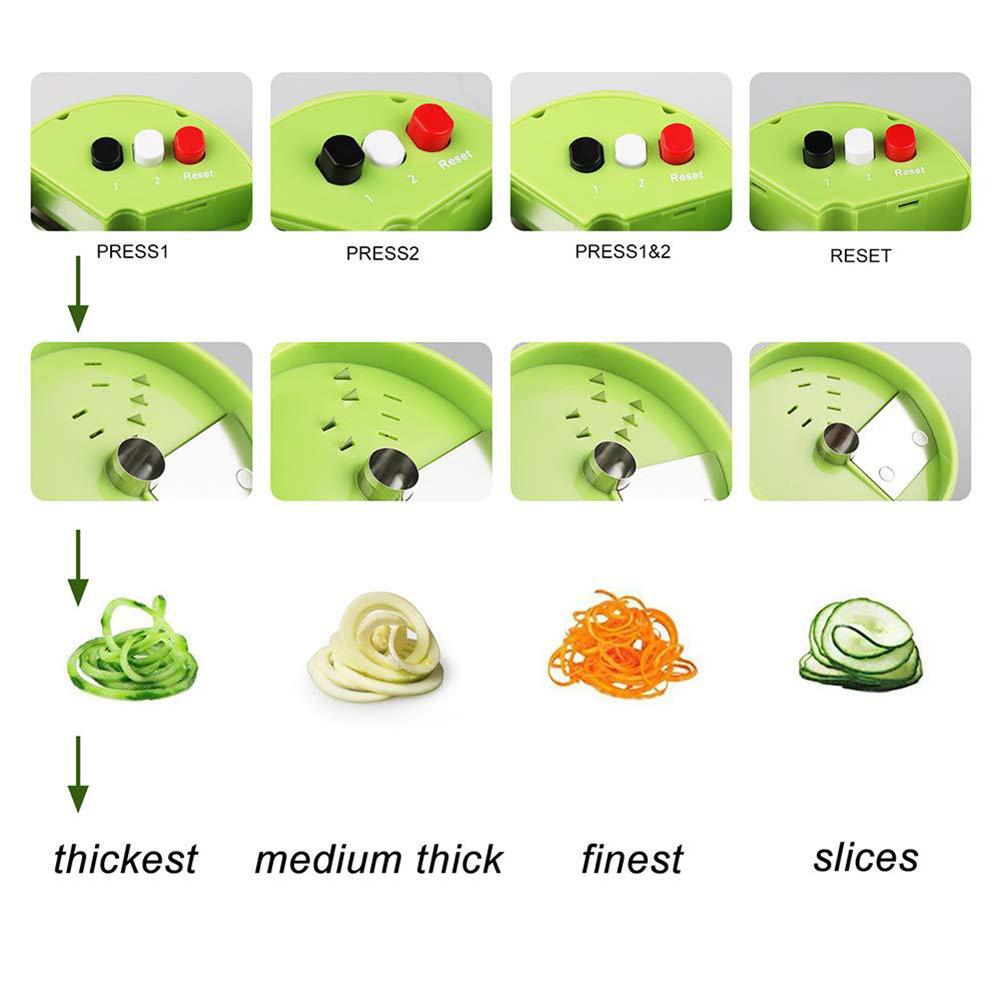 野菜カッター 手動スパイラルカッター キッチンガジェット ニ - Kitchen Gadgets Vegetable Cutter のレビューと価格