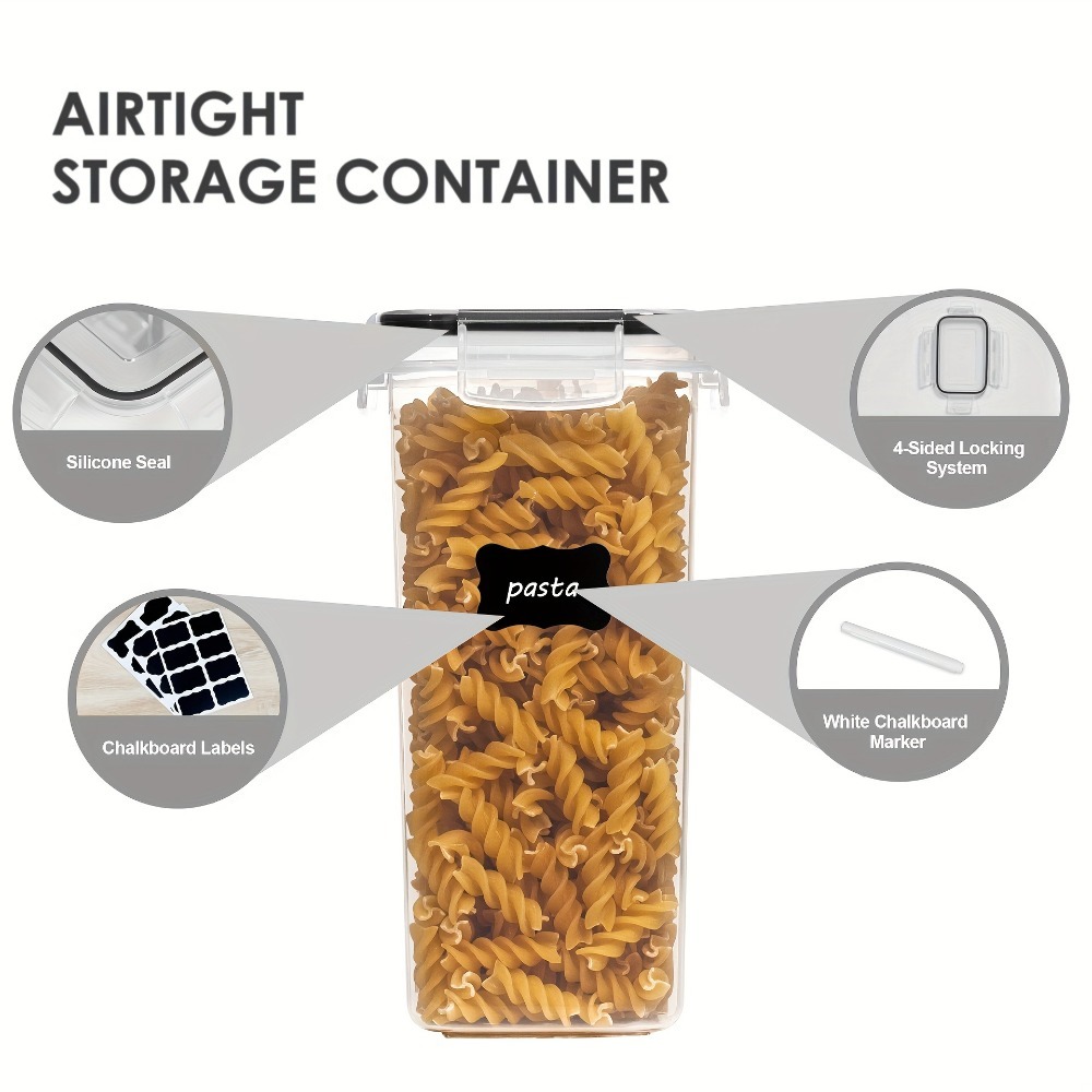 24個入り食品保存容器 12箱 12蓋 気密パントリーオーガ - Kitchen Gadgets Storage Ideas のレビューと価格
