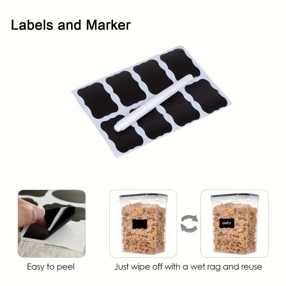 24個入り食品保存容器 12箱 12蓋 気密パントリーオーガ - Kitchen Gadgets Storage Ideas のレビューと価格