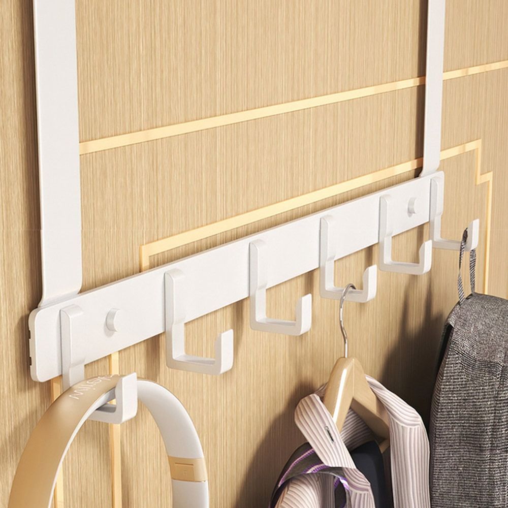 ドア上の収納フック 6 フック洋服コート帽子タオルハンガーホ - Kitchen Gadgets Storage Ideas のレビューと価格