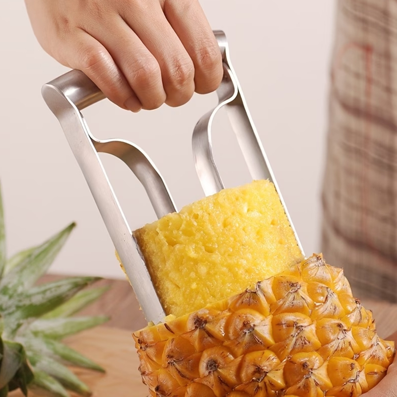 パイナップルピーラー パイナップルコアラー スライサー ステ - Kitchen Gadgets Vegetable Cutter のレビューと価格