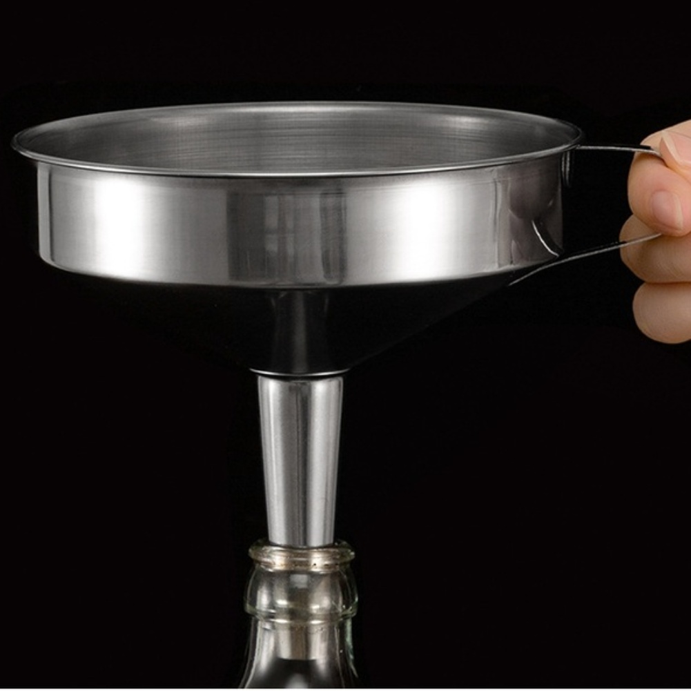 1Pc ステンレス鋼食用油漏斗広口キッチンアクセサリーバービ - Kitchen Gadgets Ninja のレビューと価格