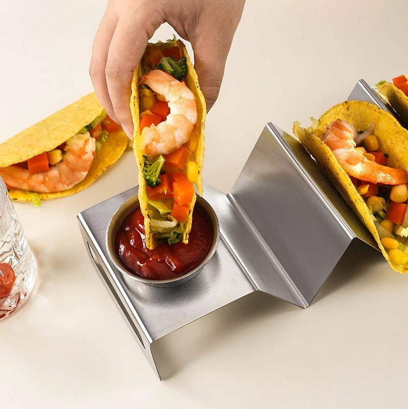 2025年 ホットステンレス製 タコホルダー メキシカンロー - Kitchen Gadgets Of 2025 のレビューと価格