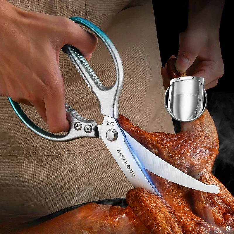 セイコーステンレス鋼ブルーグラデーションキッチンはさみ鶏アヒ - Kitchen Gadgets Cool のレビューと価格