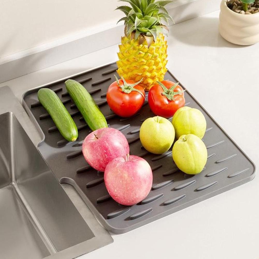 2025年製 食器乾燥マット 水こぼれ防止 シリコン製乾燥ス - Kitchen Gadgets Of 2025 のレビューと価格