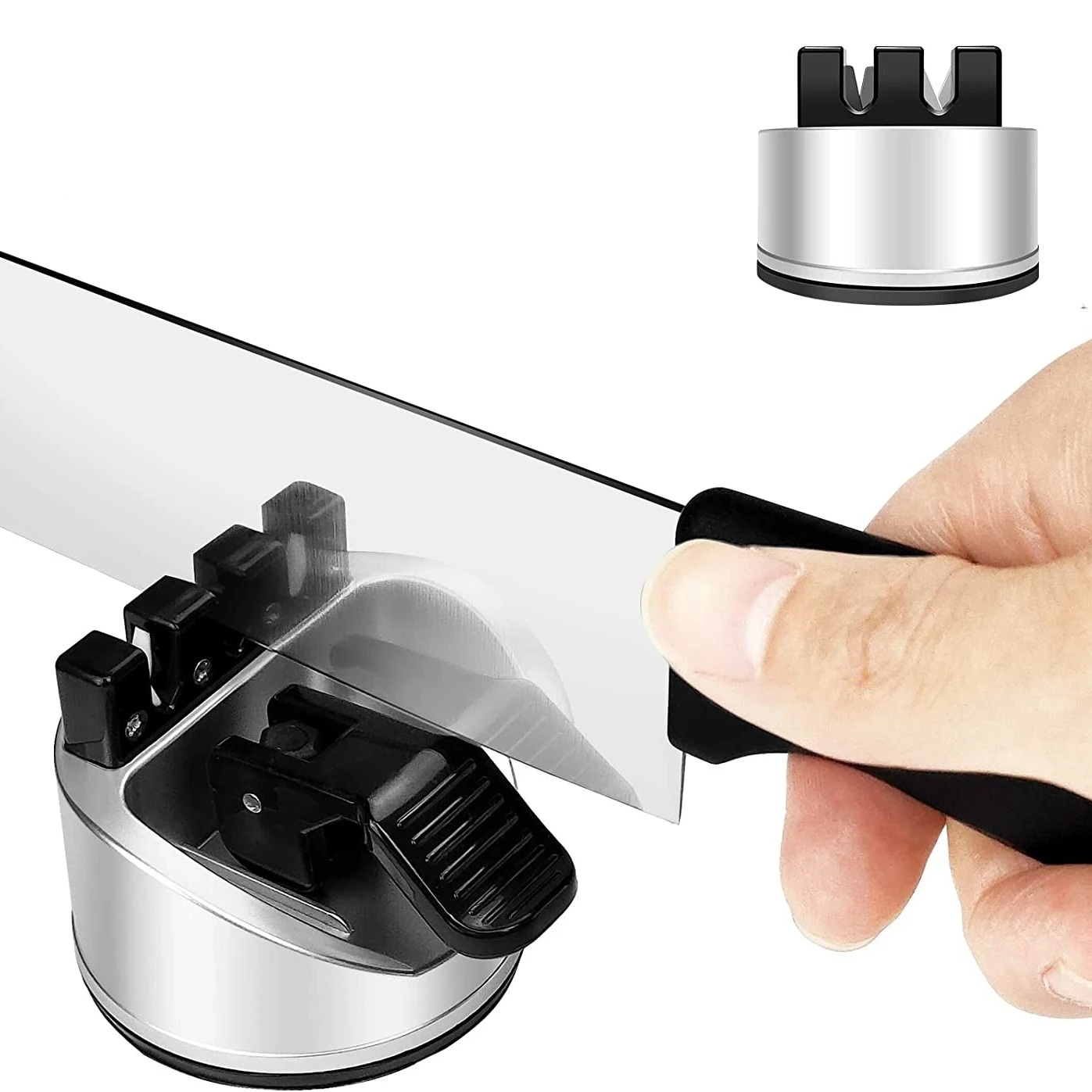 2025年新型ハンズフリー包丁研ぎ器、吸盤付きポケットナイフ - Kitchen Gadgets Of 2025 のレビューと価格