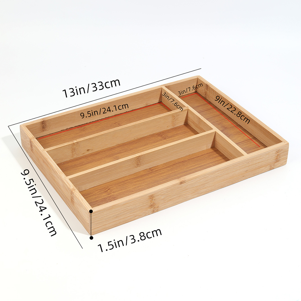 竹カトラリー分割収納トレイラックきちんとしたエレガントなキッ - Kitchen Gadgets Storage Ideas のレビューと価格
