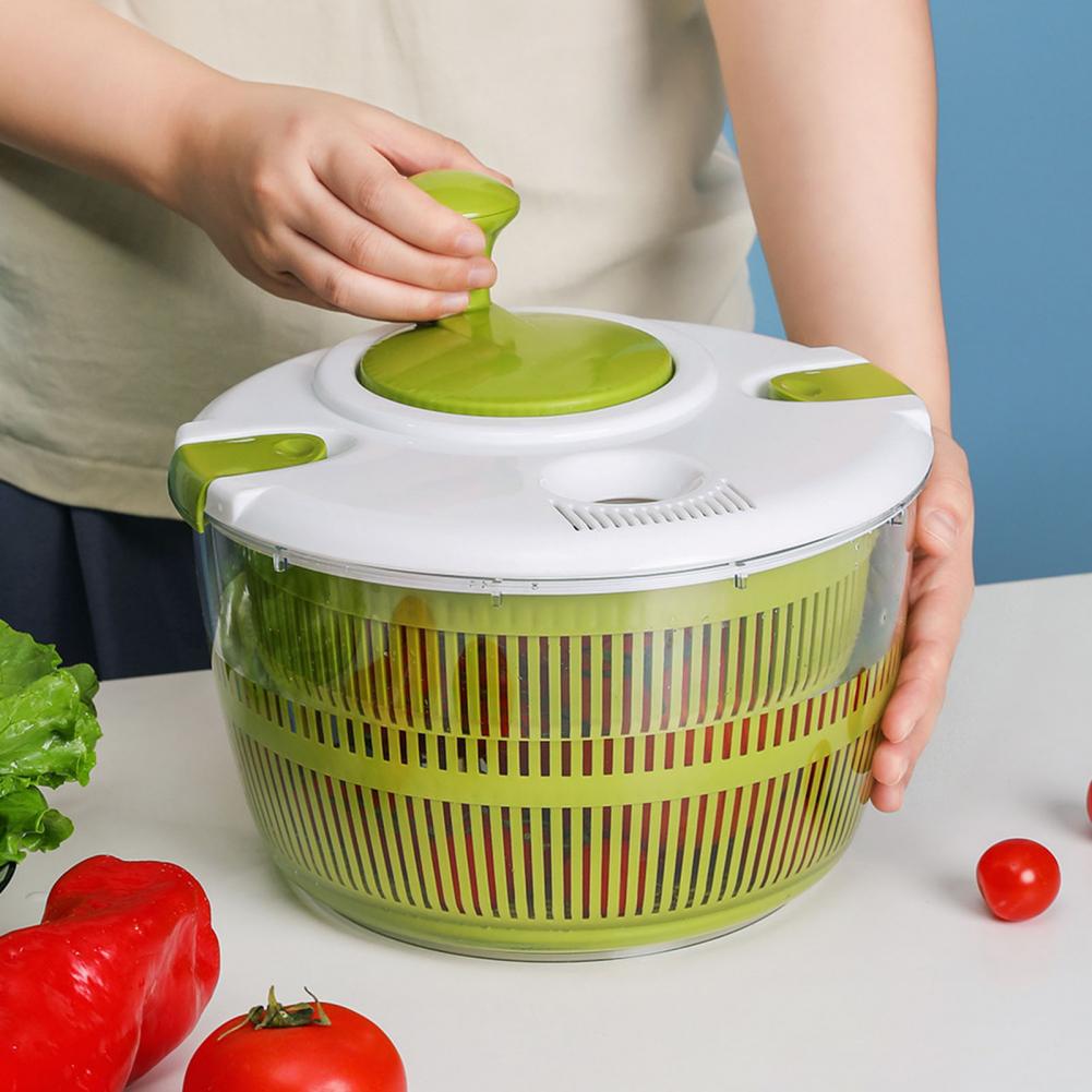 サラダスピナー 小型野菜脱水機 片手操作 レタス洗浄機＆スピ - Salad Spinner のレビューと価格