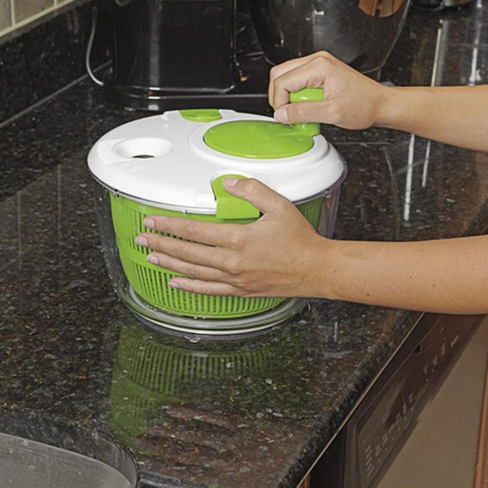 サラダスピナー 小型野菜脱水機 片手操作 レタス洗浄機＆スピ - Salad Spinner のレビューと価格