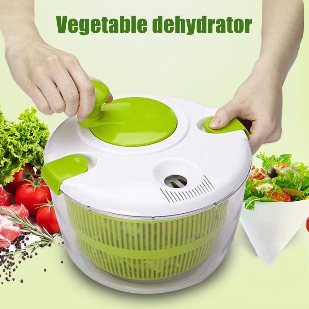 サラダスピナー 小型野菜脱水機 片手操作 レタス洗浄機＆スピ - Salad Spinner のレビューと価格