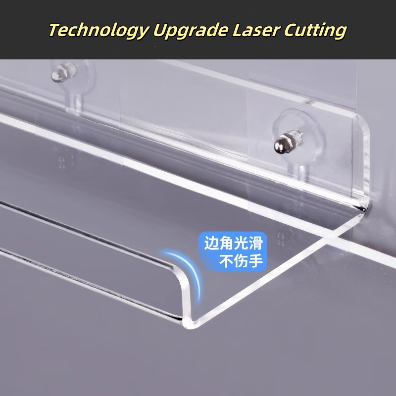 壁掛けアクリル収納ラック取り外し可能なバスルームシャワーオー - Kitchen Gadgets Storage Ideas のレビューと価格