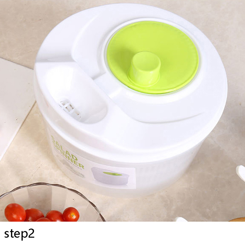 野菜サラダスピナー、レタス葉野菜乾燥機、洗浄機、クリスパース - Salad Spinner のレビューと価格