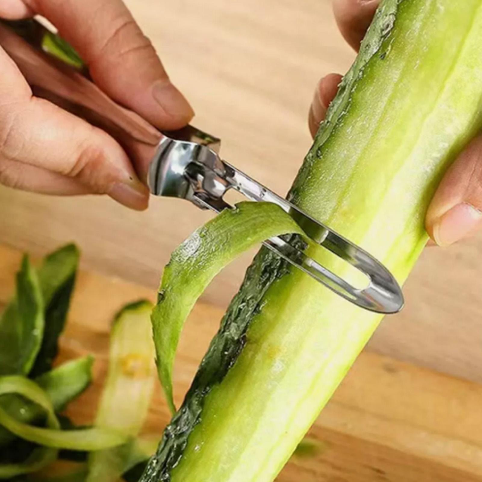キッチン用ピーラー 多機能 快適なハンドル付き 皮むきツール - Kitchen Gadgets Peeler のレビューと価格