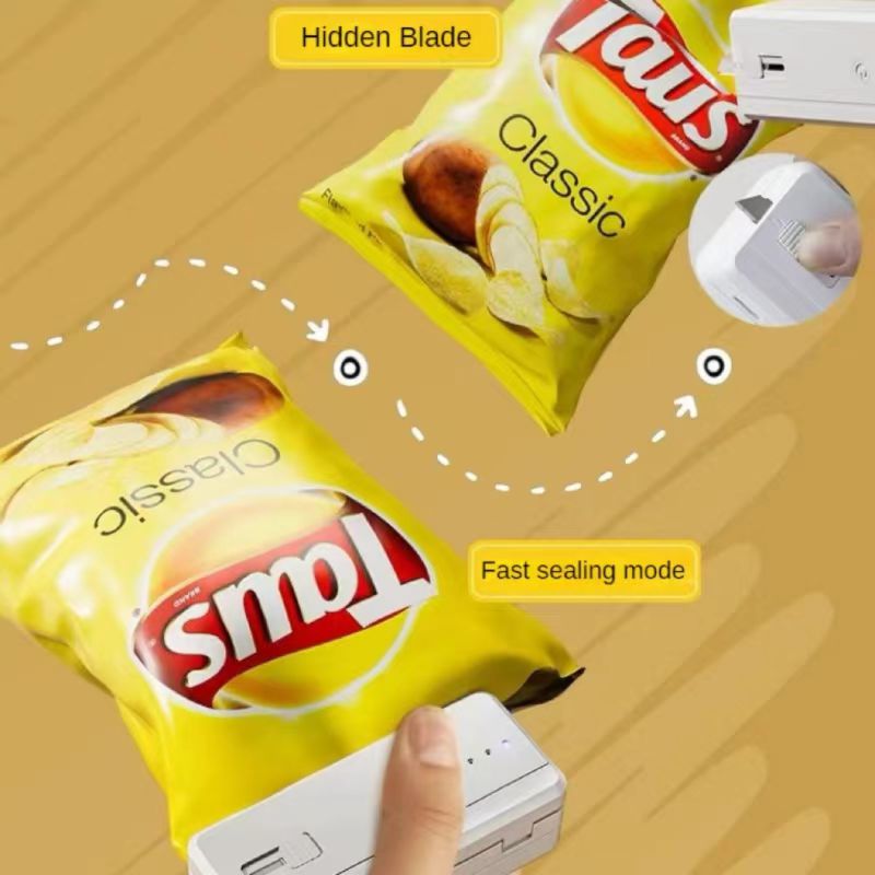 ミニポータブル食品包装機,2 in 1,キッチンシーリングマ - Kitchen Gadgets Cool のレビューと価格
