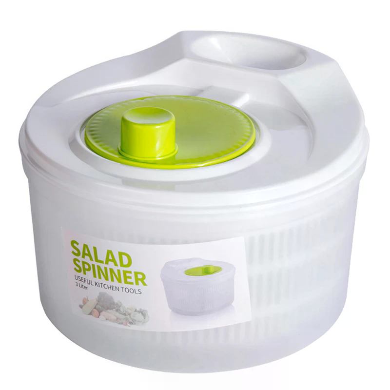 野菜サラダスピナー、レタス葉野菜脱水機、洗浄機、クリスパース - Salad Spinner のレビューと価格
