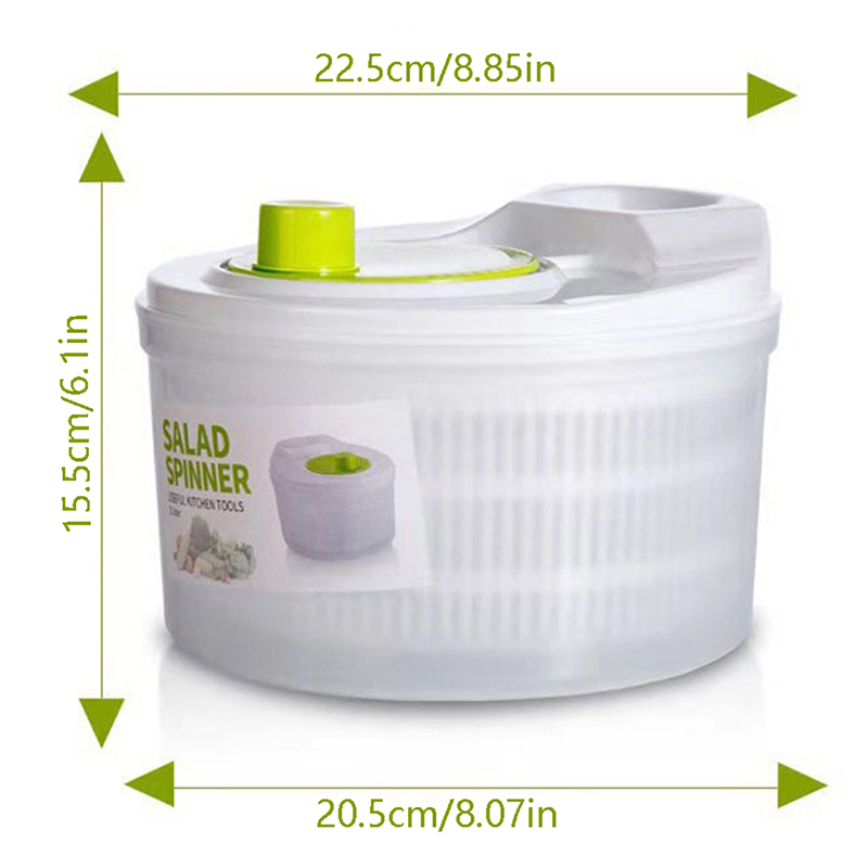 大容量回転式野菜乾燥機、サラダスピナー、レタス/葉物野菜脱水 - Salad Spinner のレビューと価格