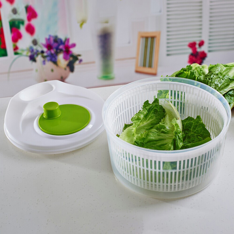 大容量回転式野菜乾燥機、サラダスピナー、レタス/葉物野菜脱水 - Salad Spinner のレビューと価格
