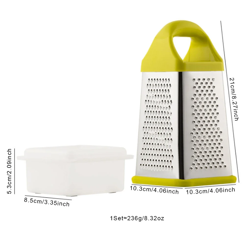 多目的おろし金野菜スライサー四面ボックスおろし金ステンレス鋼 - Kitchen Gadgets Peeler のレビューと価格
