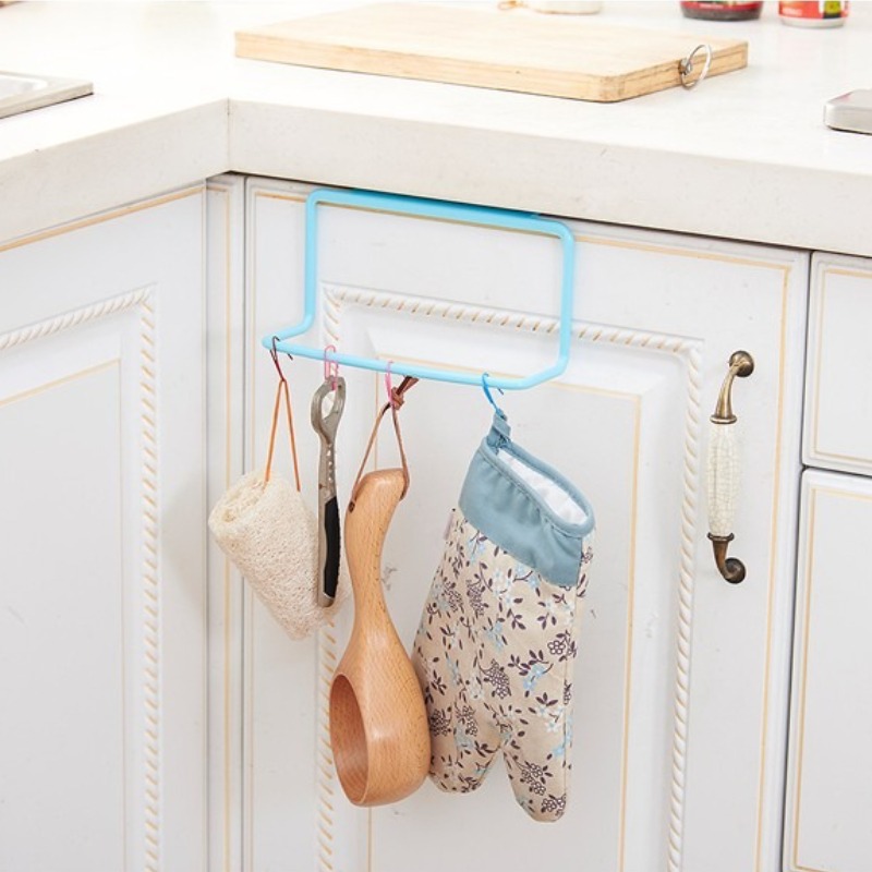 1PC プラスチック吊り下げホルダータオルラック多機能食器棚 - Kitchen Gadgets Storage Ideas のレビューと価格