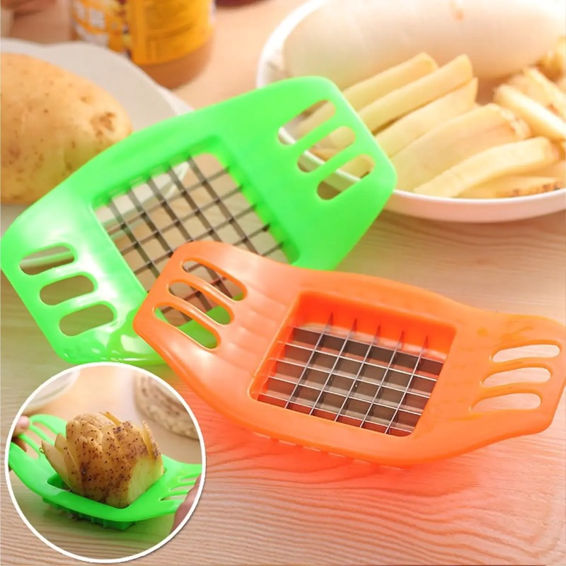 フライドポテトメーカー、ポテトカッター、野菜ポテトスライサー - Kitchen Gadgets Vegetable Cutter のレビューと価格