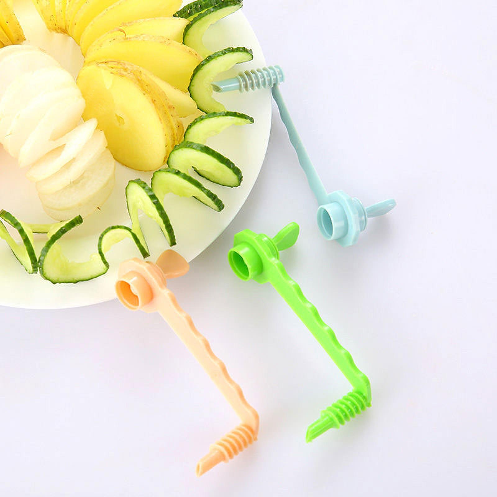 3ピーススパイラルポテトカッター、スパイラル野菜カッターツー - Kitchen Gadgets Vegetable Cutter のレビューと価格