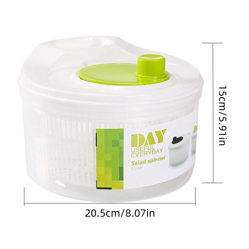 キッチン野菜洗浄用手回しスピナー、サラダ脱水機、二重層野菜水 - Salad Spinner のレビューと価格