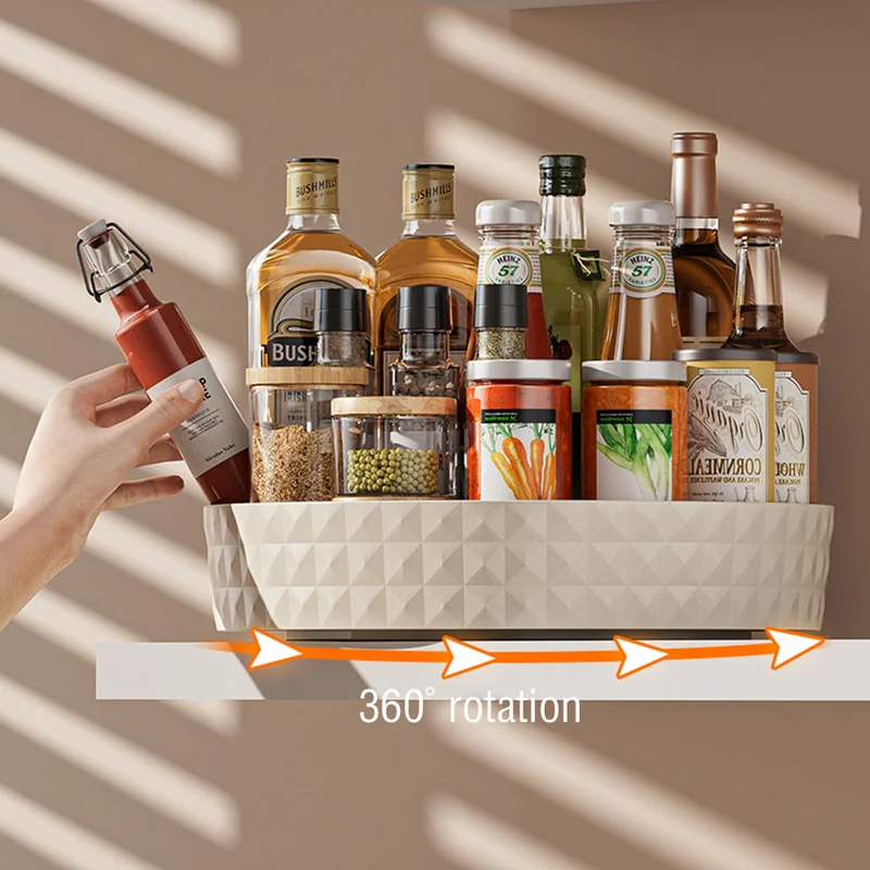 360度回転調味料収納ラック多機能パントリーキャビネットター - Kitchen Gadgets Storage Ideas のレビューと価格