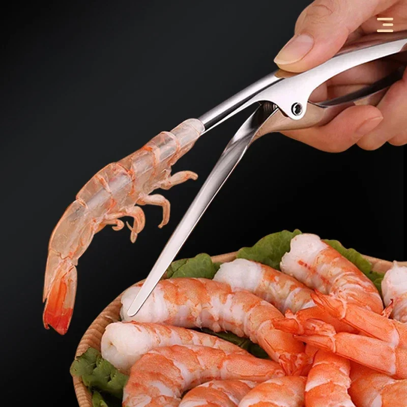 ステンレス鋼エビストリッパーピーラーエビラインエビの殻の皮む - Kitchen Gadgets Peeler のレビューと価格