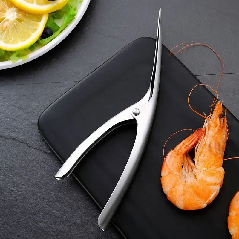 ステンレス鋼エビストリッパーピーラーエビラインエビの殻の皮む - Kitchen Gadgets Peeler のレビューと価格