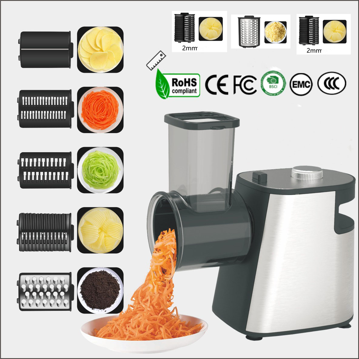 フードスライサー チーズグレーター キッチンガジェット 自動 - Kitchen Gadgets Vegetable Cutter のレビューと価格