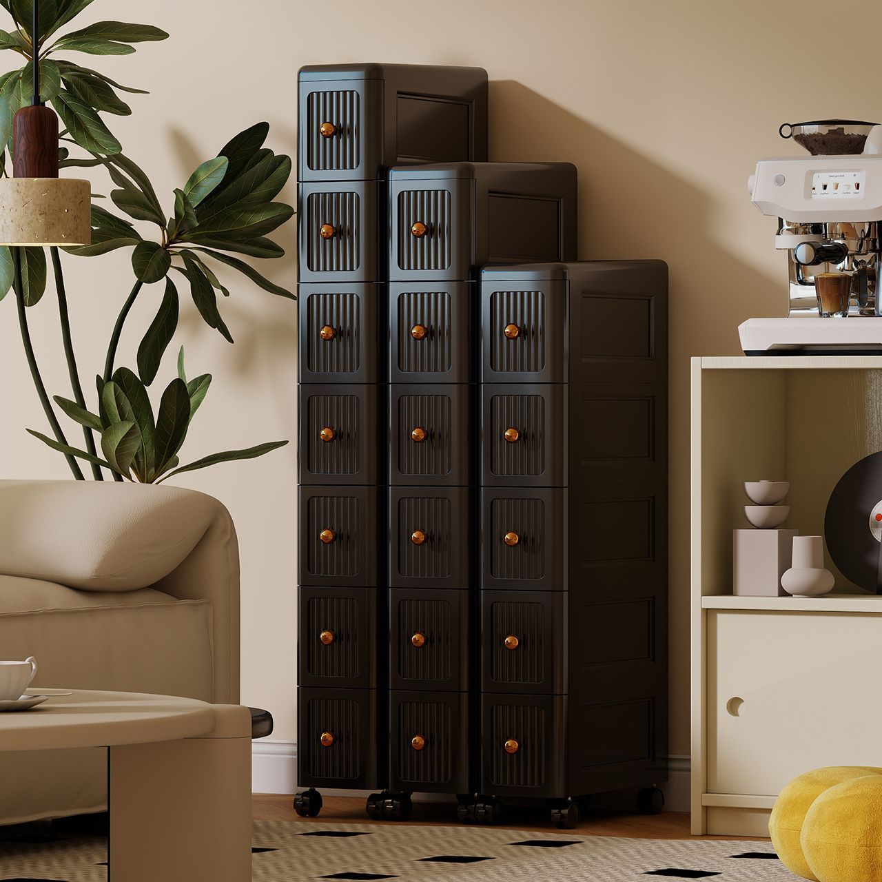 15CMの狭い隙間用引き出し収納キャビネット – キッチン、 - Kitchen Gadgets Storage のレビューと価格