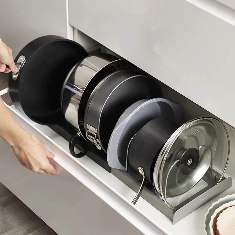 最新の鍋蓋収納ラック、キャビネット引き出し調理器具オーガナイ - Kitchen Gadgets Storage Ideas のレビューと価格