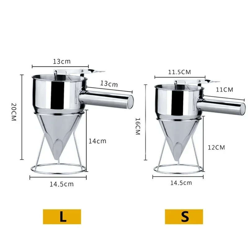 600/1200MLステンレス製液体漏斗ディスペンサー、タコ - Kitchen Gadgets Ninja のレビューと価格
