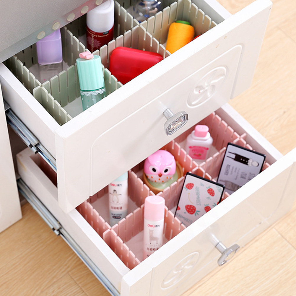 8個入り調整可能な引き出しオーガナイザー仕切り DIY収納ラ - Kitchen Gadgets Storage Ideas のレビューと価格