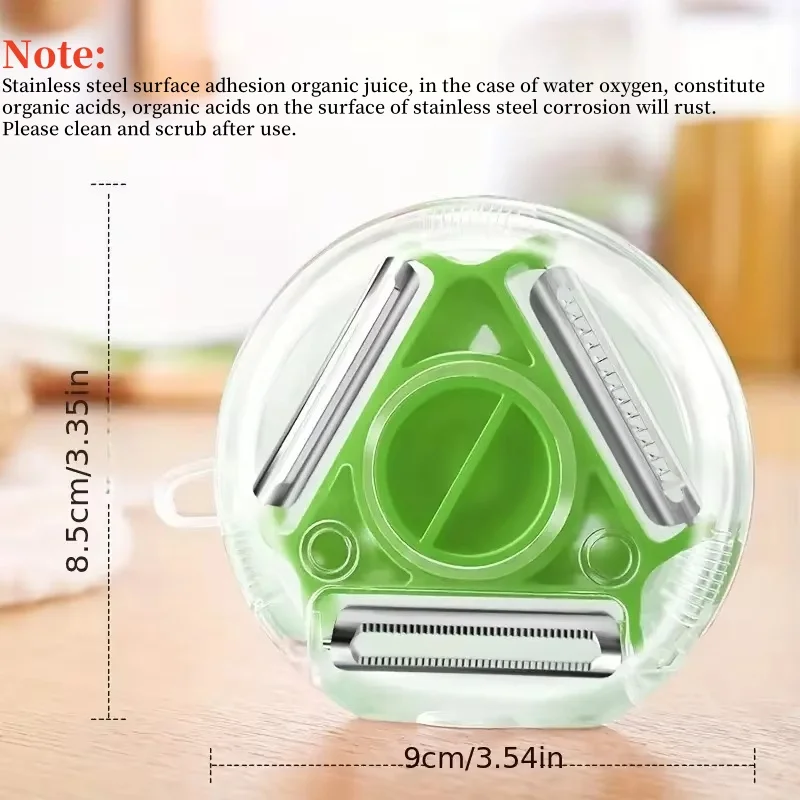 1PCトリオピーラーセット野菜ピーラースライサーシュレッダー - Kitchen Gadgets Vegetable Cutter のレビューと価格
